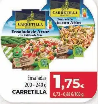 Spar Tenerife Ensaladas preparadas carretilla oferta