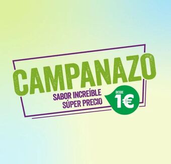 Taco Bell Campanazo sabor increíble súper precio desde 1€ oferta