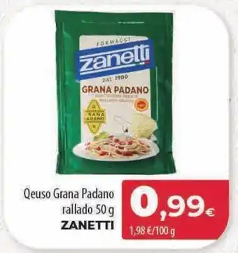 Spar Tenerife Queso rallado zanetti oferta