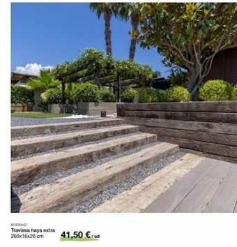 Distriplac 81300442  traviesa haya extra 260x16x26 cm  41,50 €/ud oferta
