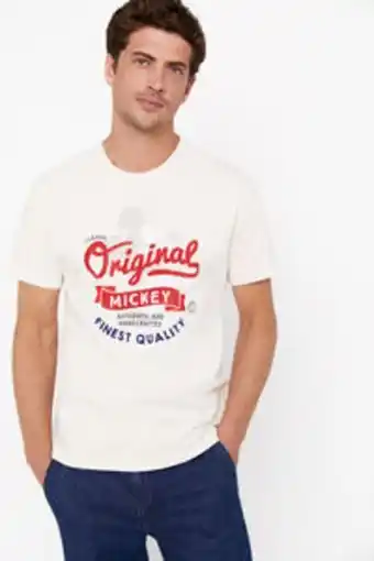 Cortefiel Camiseta estampada mickey mouse oferta