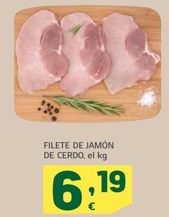HiperDino Filetes de jamón oferta