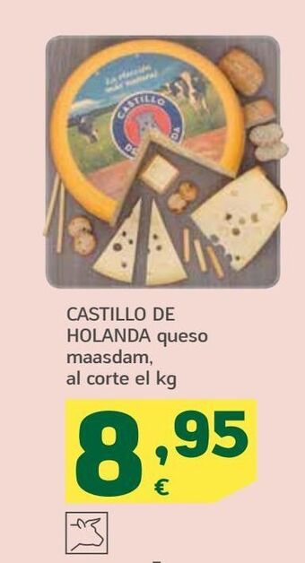 HiperDino Queso maasdam castillo de holanda oferta