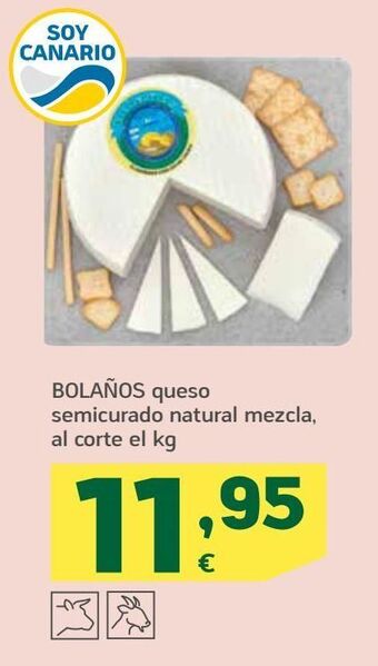 HiperDino Queso semicurado bolaños oferta