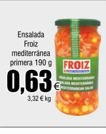 FROIZ Ensalada Froiz mediterránea primera 190 g oferta