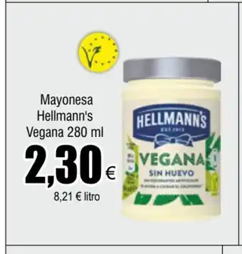 FROIZ Mayonesa Hellmann's Vegana 280 ml oferta