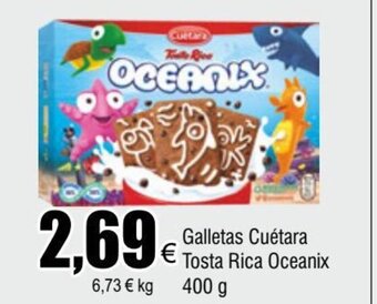 FROIZ Galletas Cuétara Tosta Rica Oceanix 400 g oferta