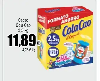 FROIZ Cacao Cola Cao 2.5 kg oferta