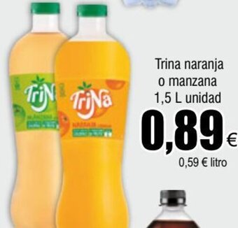 FROIZ Trina naranja o manzana 1,5 L unidad oferta