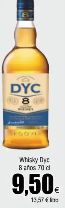 FROIZ Whisky Dyc 8 años 70 cl oferta
