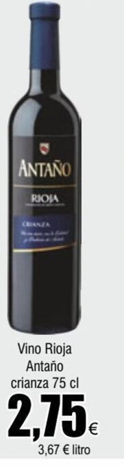 FROIZ Vino Rioja Antaño crianza 75 cl oferta