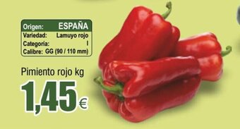 FROIZ Pimiento rojo kg oferta