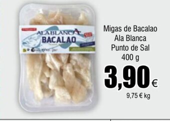 FROIZ Migas de Bacalao Ala Blanca Punto de Sal 400 g oferta