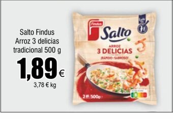 FROIZ Salto Findus Arroz 3 delicias tradicional 500 g oferta