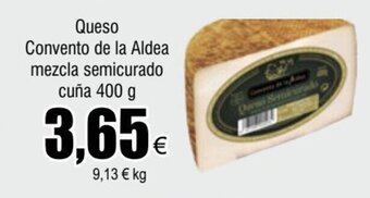 FROIZ Queso Convento de la Aldea mezcla semicurado cuña 400 g oferta