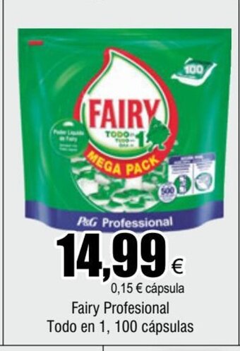 FROIZ Fairy Profesional Todo en 1, 100 cápsulas oferta