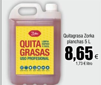 FROIZ Quitagrasa Zorka planchas 5 L oferta