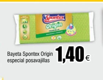 FROIZ Bayeta Spontex Origin especial posavajillas oferta