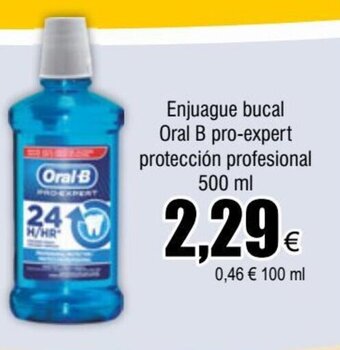 FROIZ Enjuague bucal Oral B pro-expert protección profesional 500 ml oferta