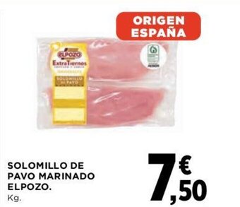 Hipercor SOLOMILLO DE PAVO MARINADO ELPOZO. oferta