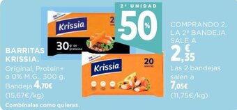 Hipercor BARRITAS KRISSIA. oferta
