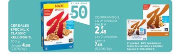 Hipercor CEREALES SPECIAL K CLASSIC KELLOGG'S. oferta