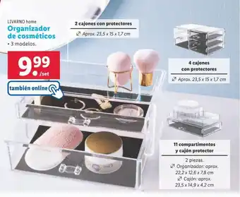 Lidl Organizador de cosméticos • 3 modelos. oferta