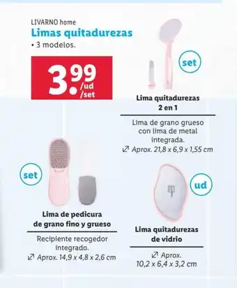 Lidl Limas quitadurezas oferta