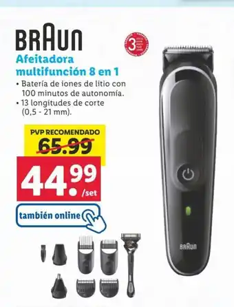Lidl Afeitadora multifunción 8 en 1 oferta