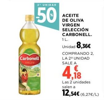 Hipercor ACEITE DE OLIVA VIRGEN SELECCIÓN CARBONELL. oferta