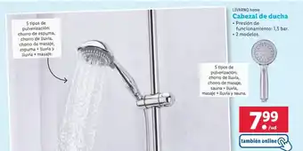 Lidl LIVARNO home Cabezal de ducha oferta
