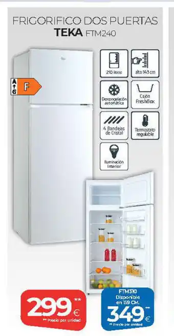 Tien 21 FRIGORIFICO DOS PUERTAS oferta