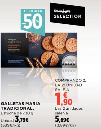 Hipercor GALLETAS MARIA TRADICIONAL. oferta