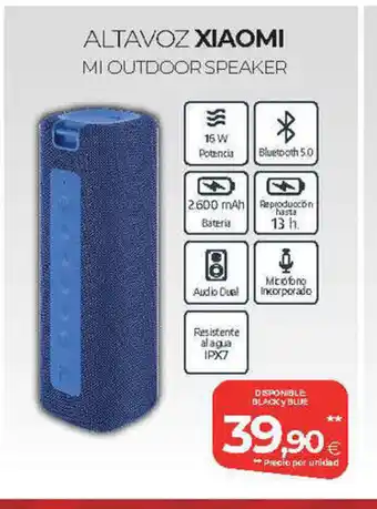 Tien 21 ALTAVOZ XIAOMI MI OUTDOOR SPEAKER oferta