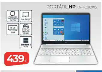 Tien 21 PORTÁTIL HP 15S-FQ20XXS oferta