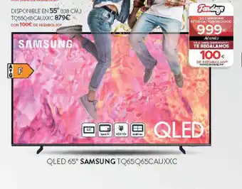 Tien 21 QLED 65” SAMSUNG TQ65Q65CAUXXC oferta