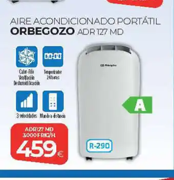 Tien 21 AIRE ACONDICIONADO PORTÁTIL ORBEGOZO ADR 127 MD oferta