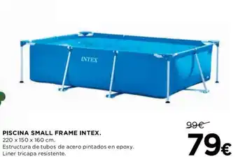 Hipercor PISCINA SMALL FRAME INTEX. oferta