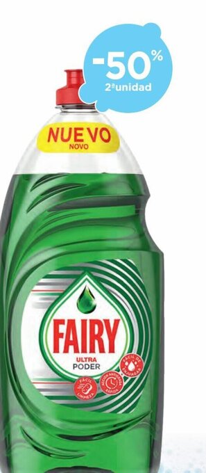 Hipercor LAVAVAJILLAS A MANO FAIRY ULTRA PODER. 1,19 L. oferta