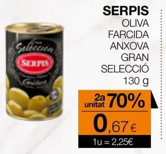 SERPIS OLIVA FARCIDA ANXOVA GRAN