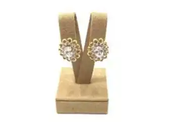 Cash Converters Pendientes oro 18k con circonita oferta