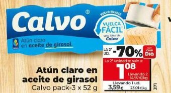 Dia Atún claro en aceite de girasol oferta