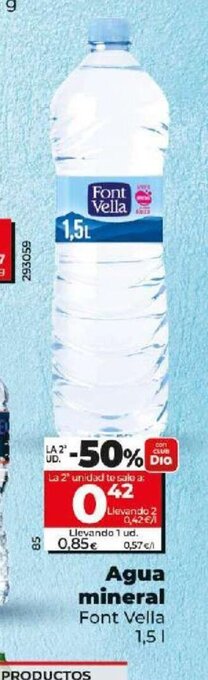 Dia Agua mineral oferta
