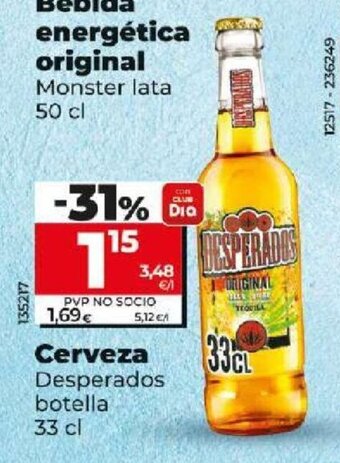 Dia Cerveza Desperados oferta