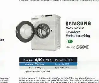Movistar Lavadoras samsung oferta