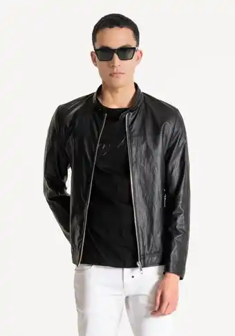 Antony Morato Cazadora biker slim fit de piel sintética oferta