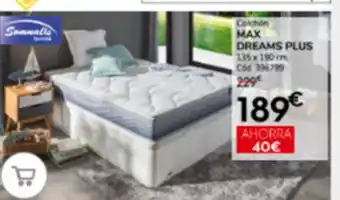 Conforama Colchón MAX DREAMS PLUS oferta