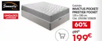 Conforama Colchón INVICTUS POCKET/ PRESTIGE POCKET oferta