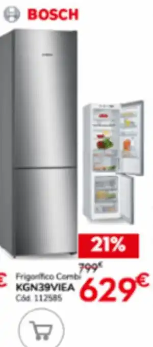 Conforama Frigorifico Comb KGN39VIEA Cód 112585 oferta