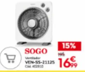 Conforama Ventilador VEN-SS-21125 oferta